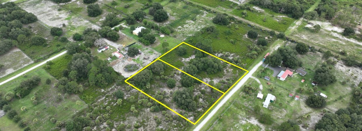 2 Adjacent Lots; 1.25 Acres Each in Montura Ranches, Hendry County, FL